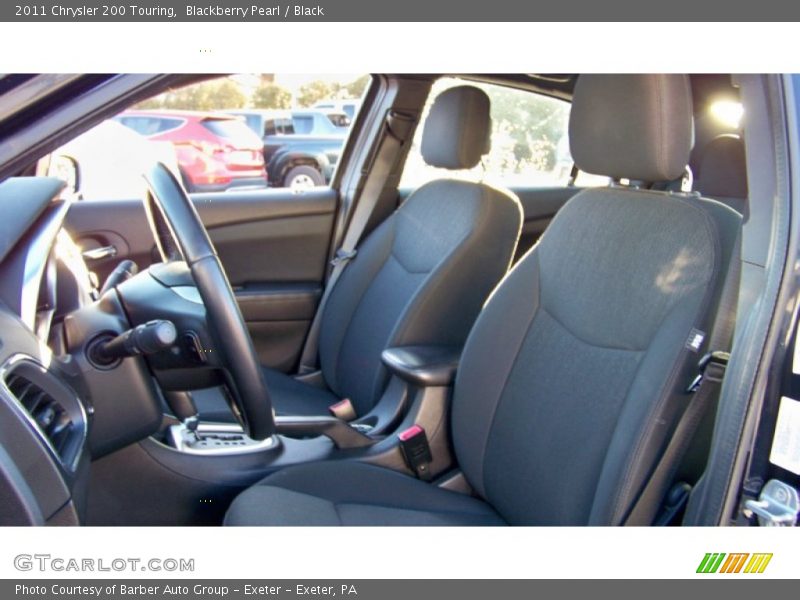 Blackberry Pearl / Black 2011 Chrysler 200 Touring