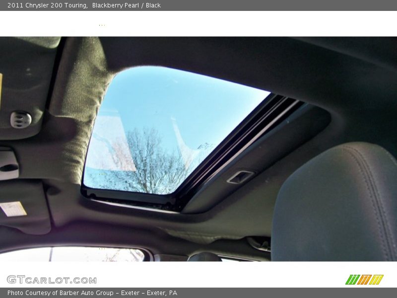 Blackberry Pearl / Black 2011 Chrysler 200 Touring