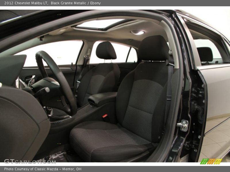 Black Granite Metallic / Ebony 2012 Chevrolet Malibu LT