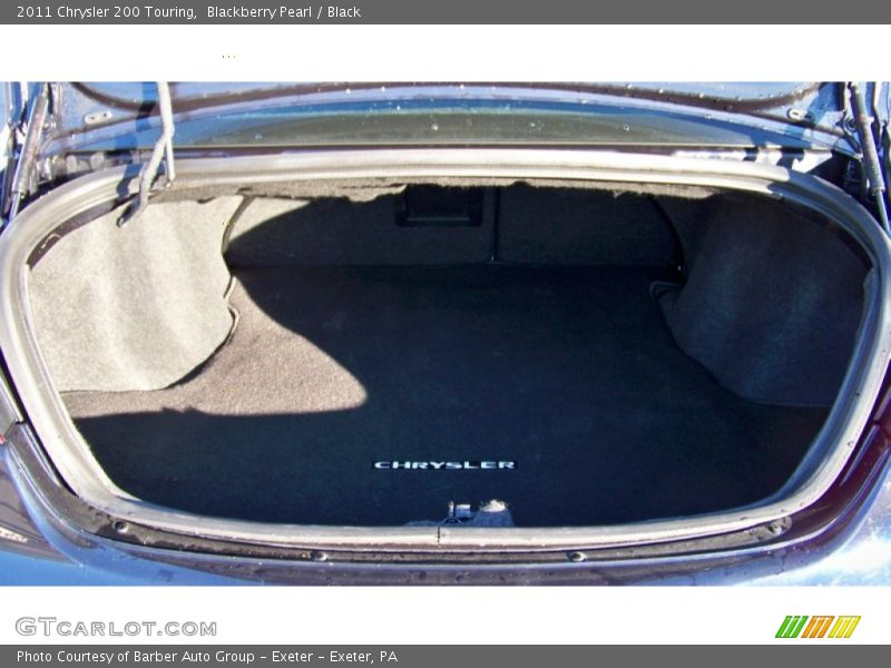 Blackberry Pearl / Black 2011 Chrysler 200 Touring