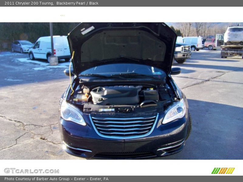 Blackberry Pearl / Black 2011 Chrysler 200 Touring