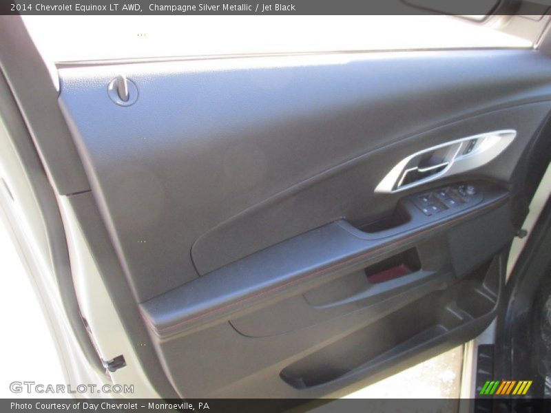 Champagne Silver Metallic / Jet Black 2014 Chevrolet Equinox LT AWD