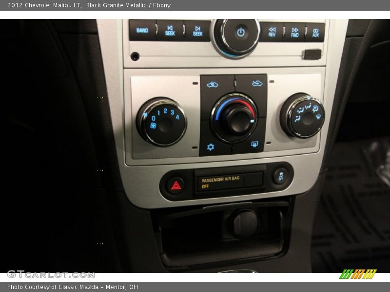 Black Granite Metallic / Ebony 2012 Chevrolet Malibu LT