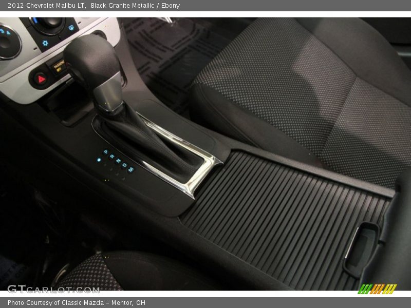 Black Granite Metallic / Ebony 2012 Chevrolet Malibu LT