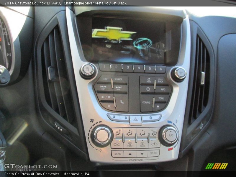 Champagne Silver Metallic / Jet Black 2014 Chevrolet Equinox LT AWD