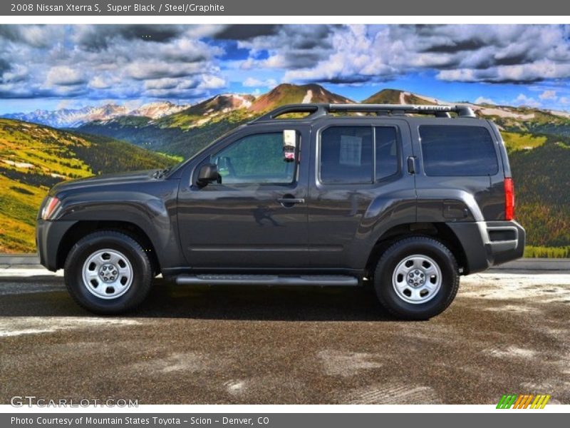 Super Black / Steel/Graphite 2008 Nissan Xterra S