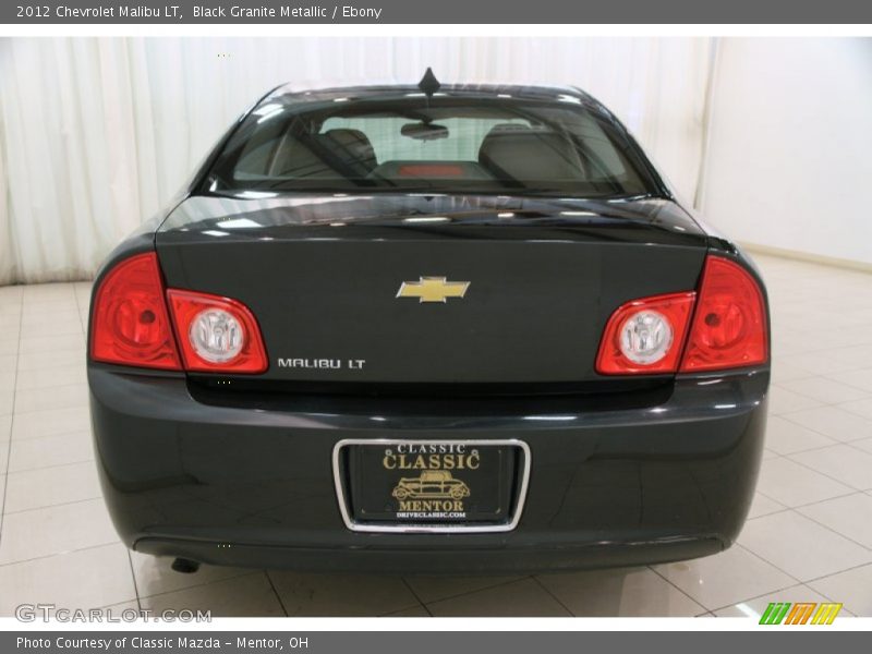Black Granite Metallic / Ebony 2012 Chevrolet Malibu LT