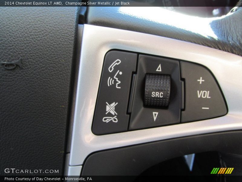 Champagne Silver Metallic / Jet Black 2014 Chevrolet Equinox LT AWD