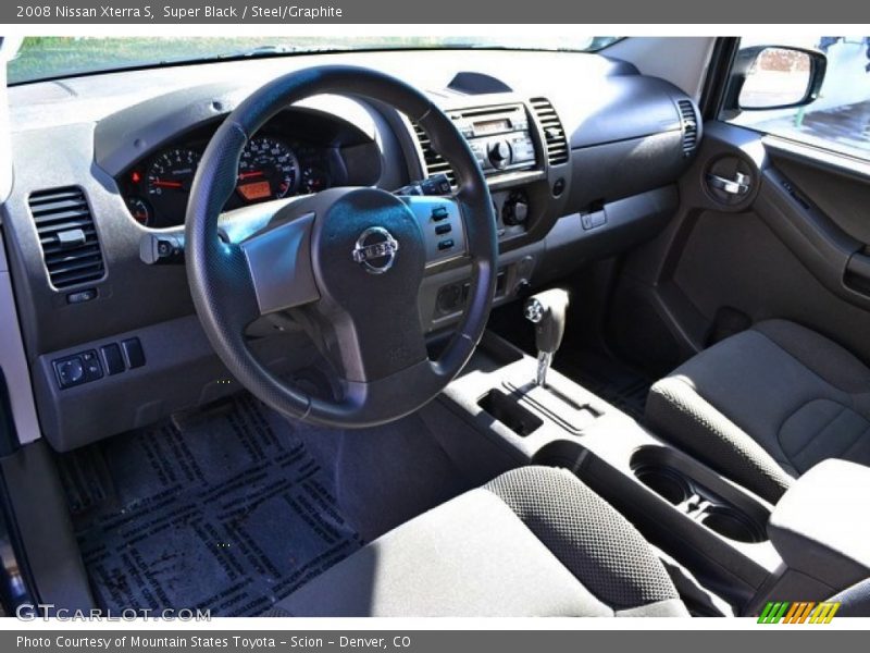 Super Black / Steel/Graphite 2008 Nissan Xterra S