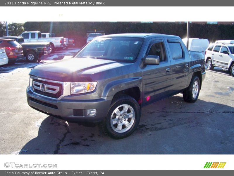 Polished Metal Metallic / Black 2011 Honda Ridgeline RTS