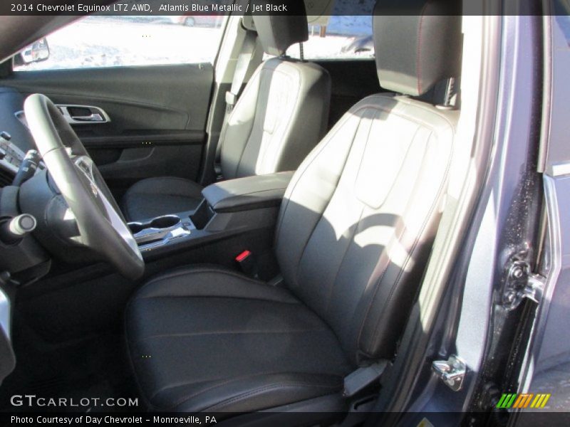 Atlantis Blue Metallic / Jet Black 2014 Chevrolet Equinox LTZ AWD