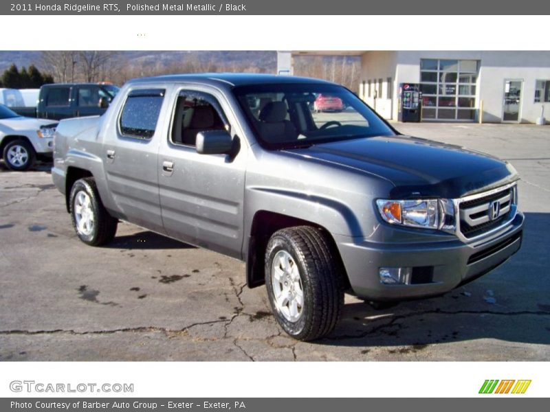Polished Metal Metallic / Black 2011 Honda Ridgeline RTS