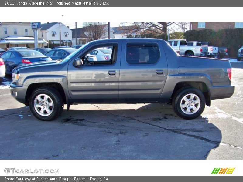 Polished Metal Metallic / Black 2011 Honda Ridgeline RTS
