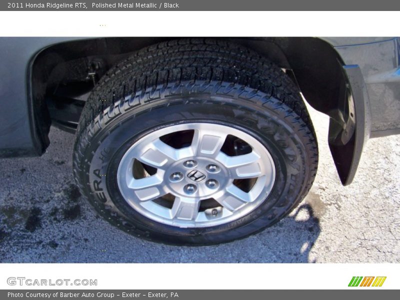 Polished Metal Metallic / Black 2011 Honda Ridgeline RTS