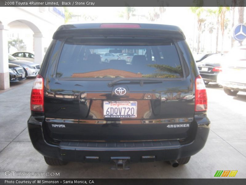 Black / Stone Gray 2008 Toyota 4Runner Limited