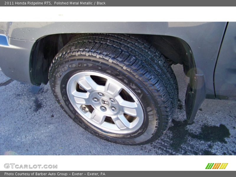 Polished Metal Metallic / Black 2011 Honda Ridgeline RTS