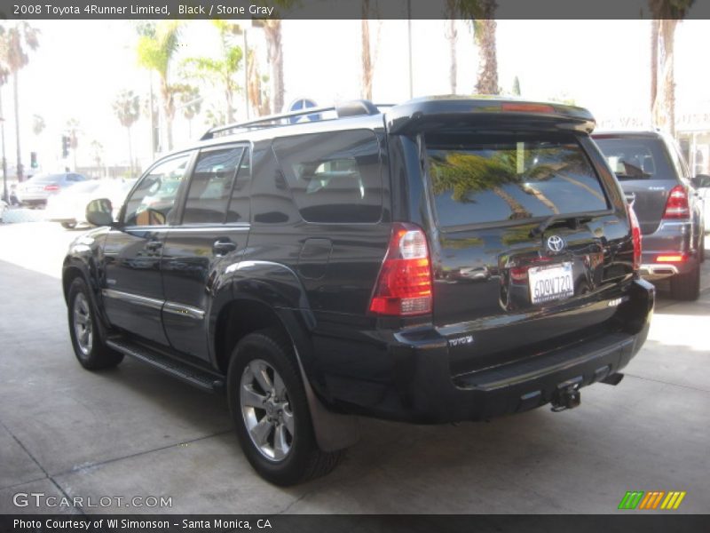 Black / Stone Gray 2008 Toyota 4Runner Limited