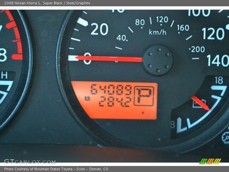 Super Black / Steel/Graphite 2008 Nissan Xterra S