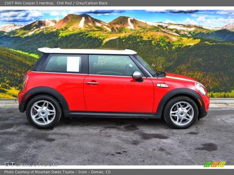 Chili Red / Grey/Carbon Black 2007 Mini Cooper S Hardtop