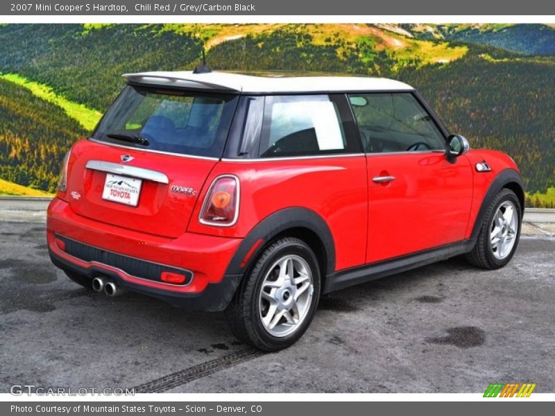 Chili Red / Grey/Carbon Black 2007 Mini Cooper S Hardtop