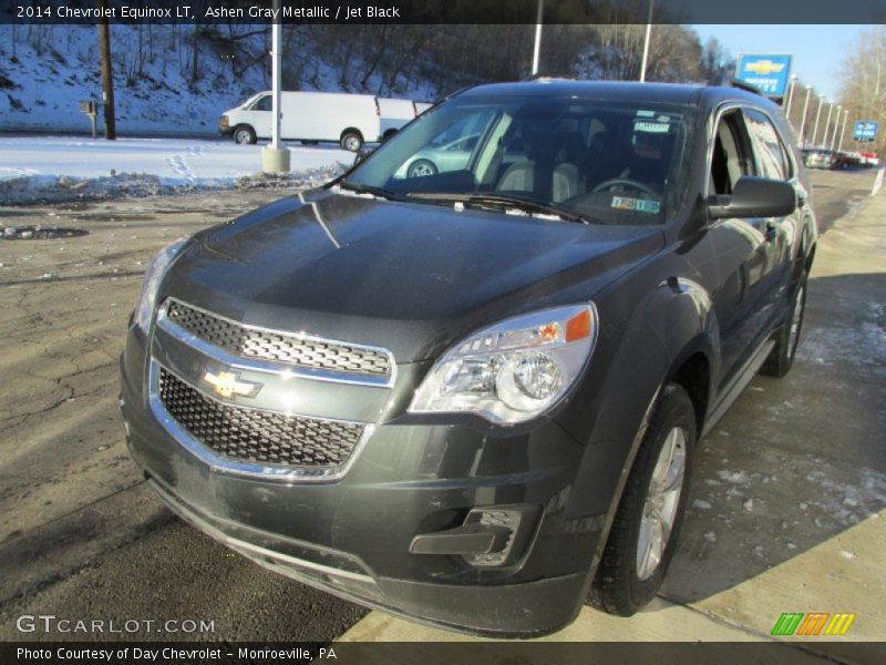 Ashen Gray Metallic / Jet Black 2014 Chevrolet Equinox LT