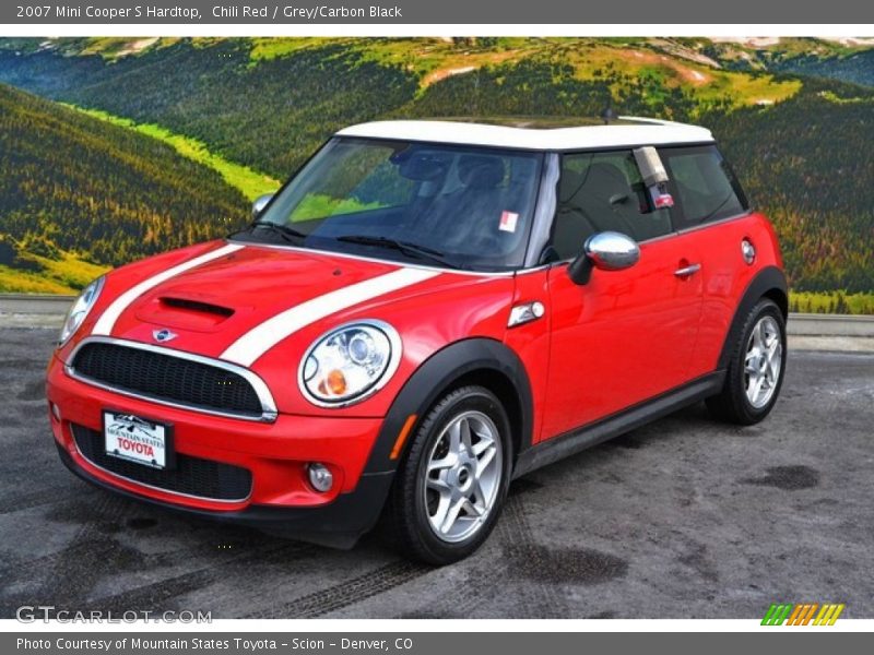 Chili Red / Grey/Carbon Black 2007 Mini Cooper S Hardtop