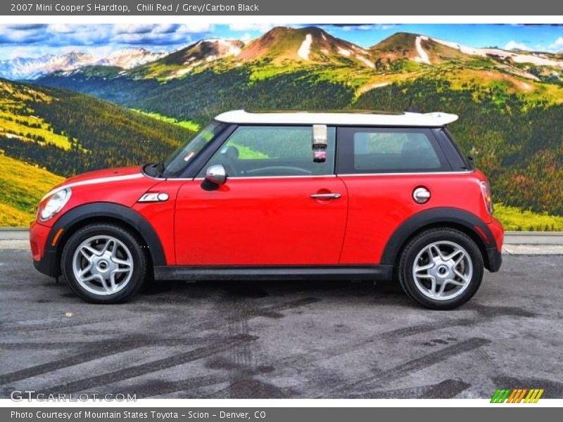 Chili Red / Grey/Carbon Black 2007 Mini Cooper S Hardtop