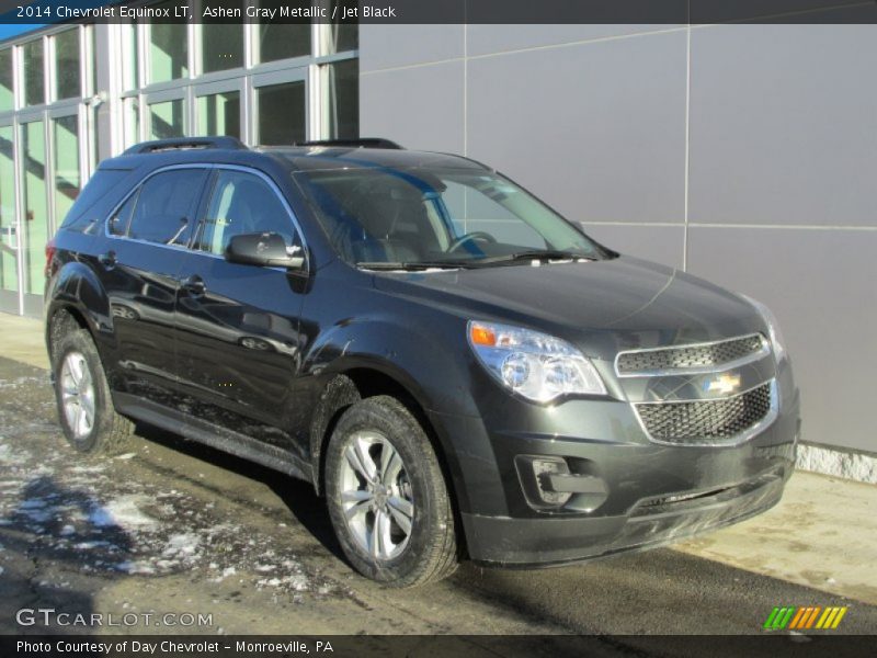 Ashen Gray Metallic / Jet Black 2014 Chevrolet Equinox LT