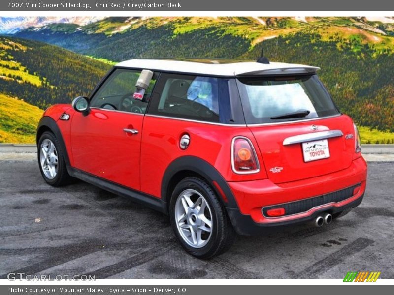 Chili Red / Grey/Carbon Black 2007 Mini Cooper S Hardtop