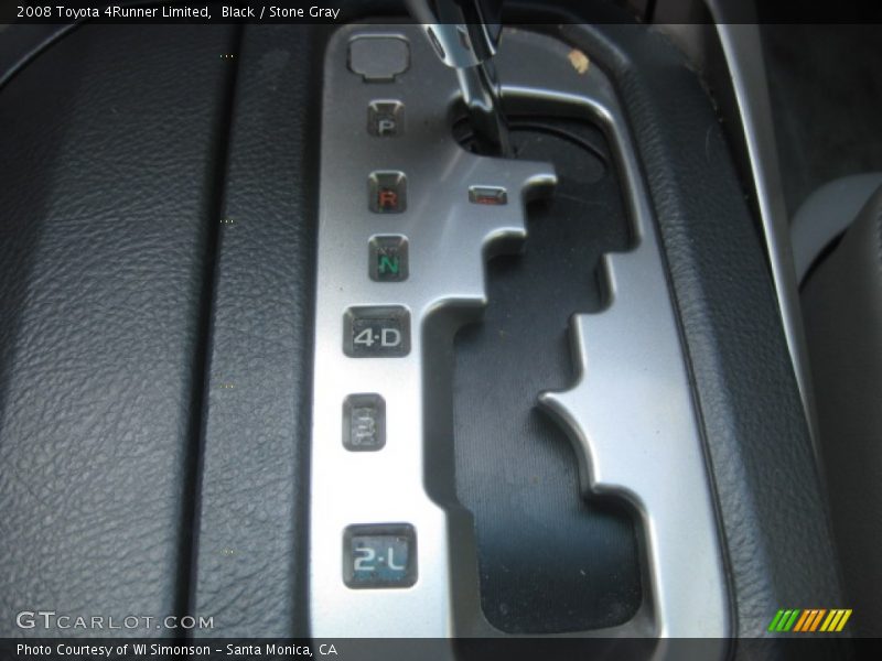 Black / Stone Gray 2008 Toyota 4Runner Limited