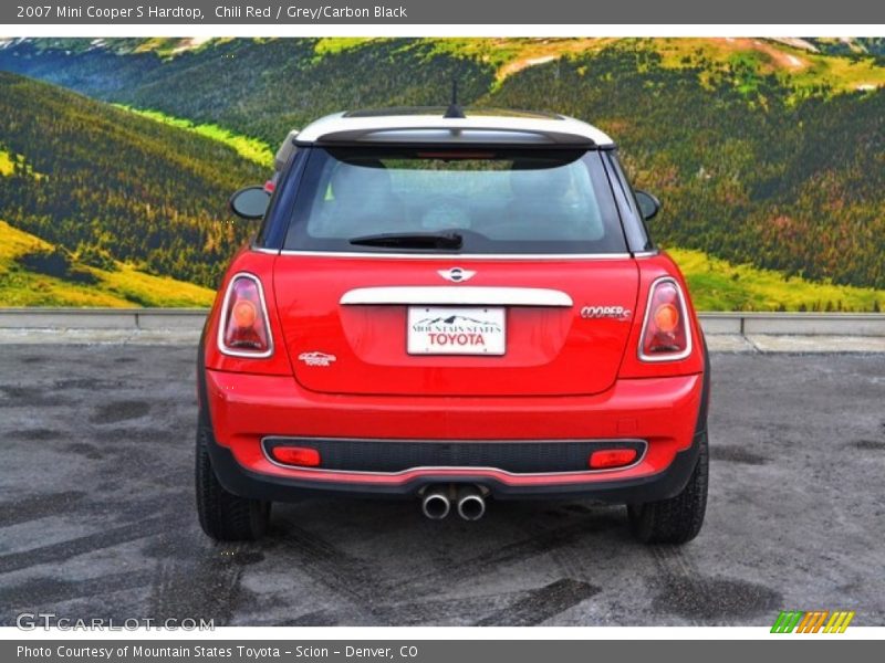 Chili Red / Grey/Carbon Black 2007 Mini Cooper S Hardtop