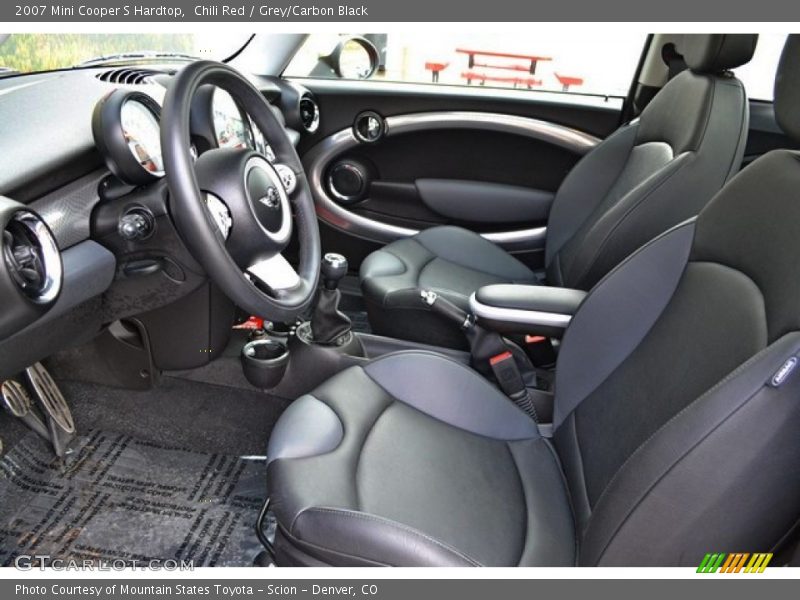 Chili Red / Grey/Carbon Black 2007 Mini Cooper S Hardtop