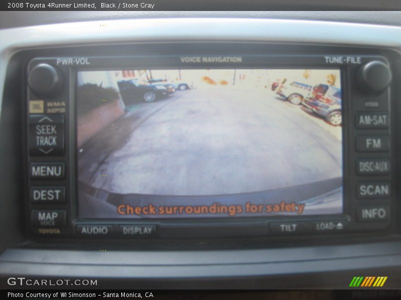 Black / Stone Gray 2008 Toyota 4Runner Limited