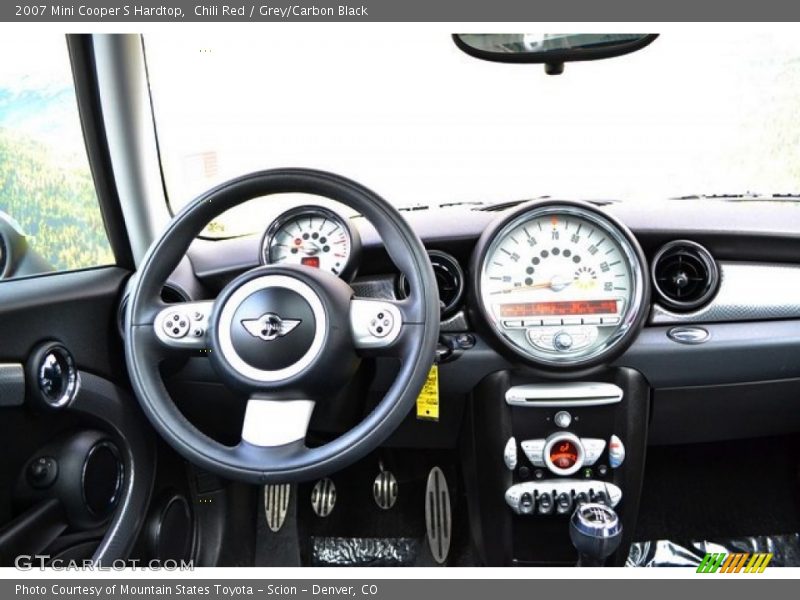 Chili Red / Grey/Carbon Black 2007 Mini Cooper S Hardtop