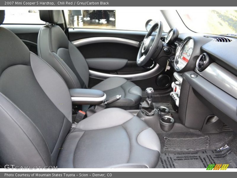 Chili Red / Grey/Carbon Black 2007 Mini Cooper S Hardtop