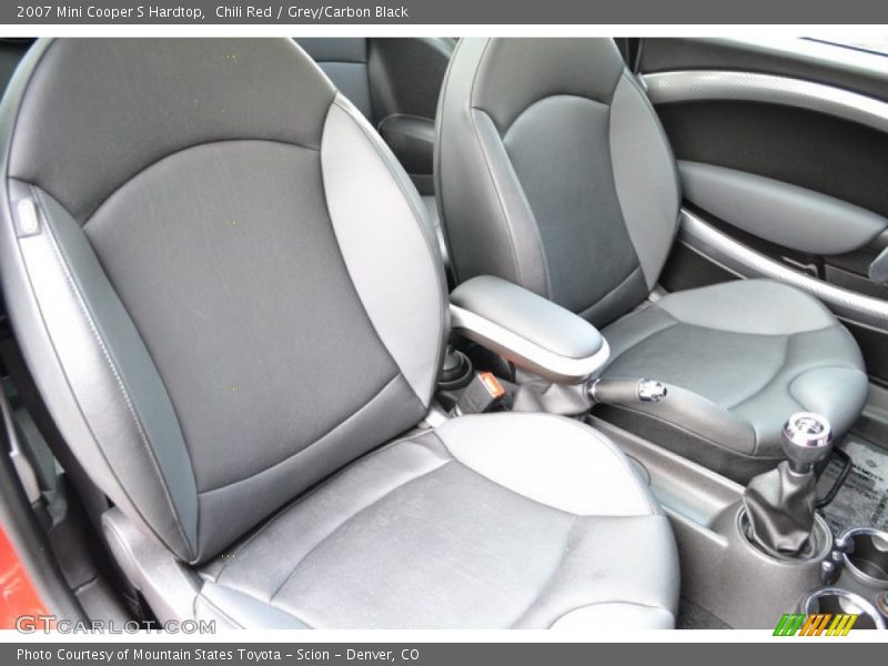 Chili Red / Grey/Carbon Black 2007 Mini Cooper S Hardtop