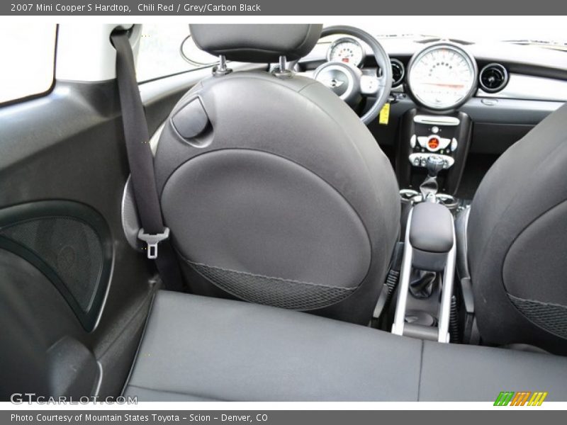 Chili Red / Grey/Carbon Black 2007 Mini Cooper S Hardtop