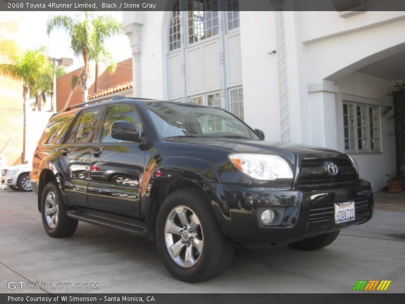 Black / Stone Gray 2008 Toyota 4Runner Limited