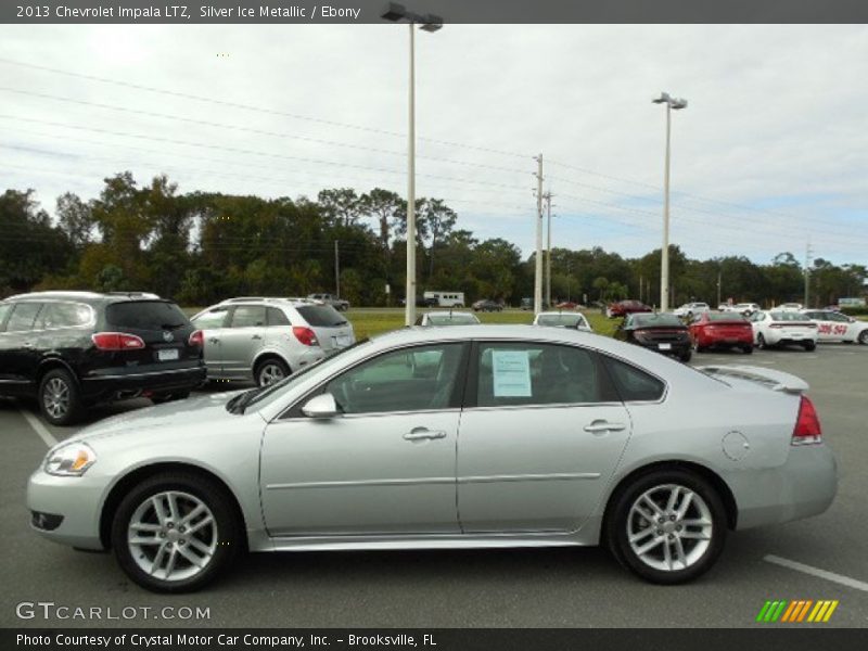 Silver Ice Metallic / Ebony 2013 Chevrolet Impala LTZ