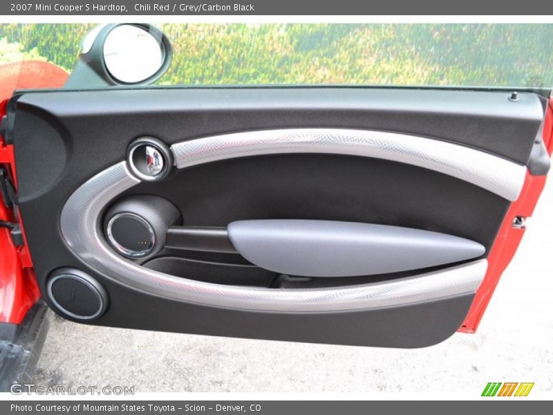 Chili Red / Grey/Carbon Black 2007 Mini Cooper S Hardtop