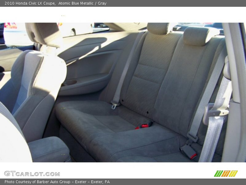 Atomic Blue Metallic / Gray 2010 Honda Civic LX Coupe