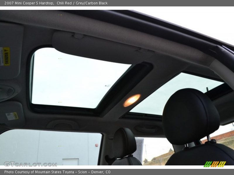 Chili Red / Grey/Carbon Black 2007 Mini Cooper S Hardtop