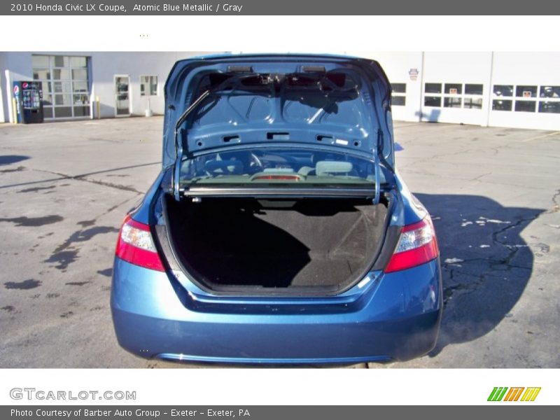 Atomic Blue Metallic / Gray 2010 Honda Civic LX Coupe