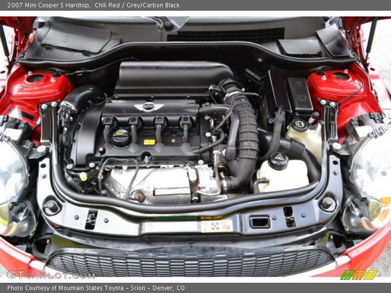 Chili Red / Grey/Carbon Black 2007 Mini Cooper S Hardtop