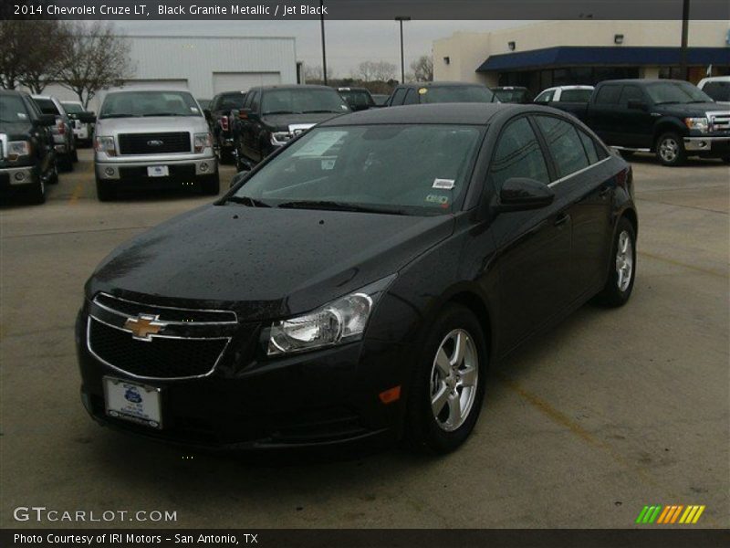 Black Granite Metallic / Jet Black 2014 Chevrolet Cruze LT