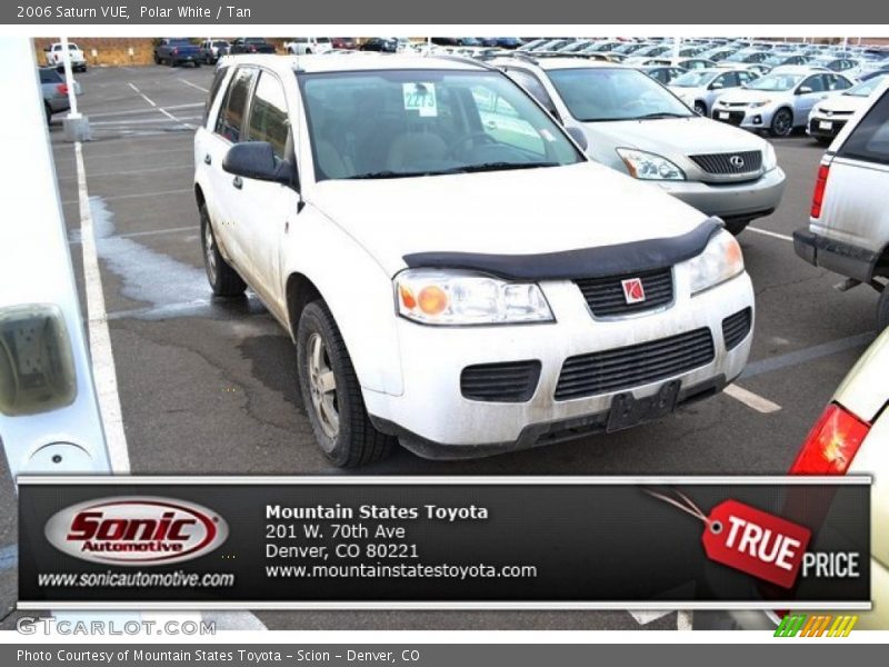 Polar White / Tan 2006 Saturn VUE
