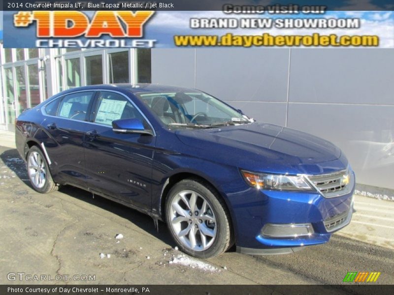Blue Topaz Metallic / Jet Black 2014 Chevrolet Impala LT