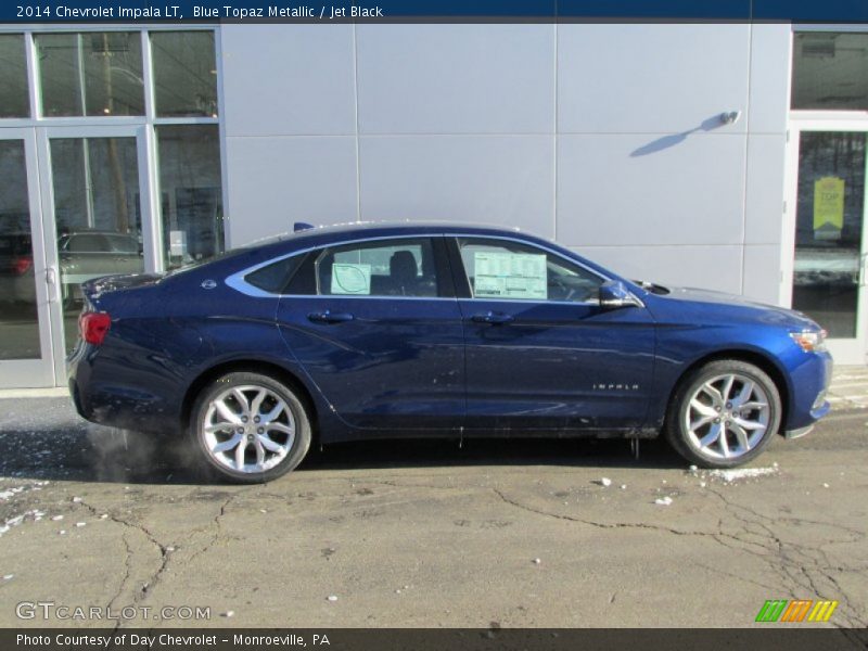 Blue Topaz Metallic / Jet Black 2014 Chevrolet Impala LT