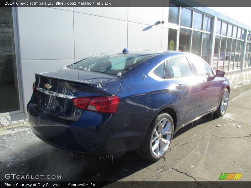 Blue Topaz Metallic / Jet Black 2014 Chevrolet Impala LT