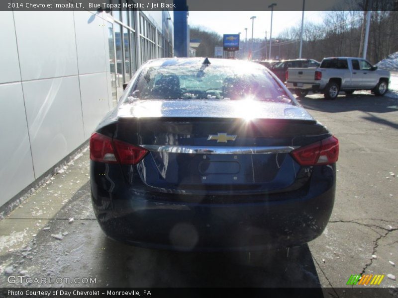 Blue Topaz Metallic / Jet Black 2014 Chevrolet Impala LT